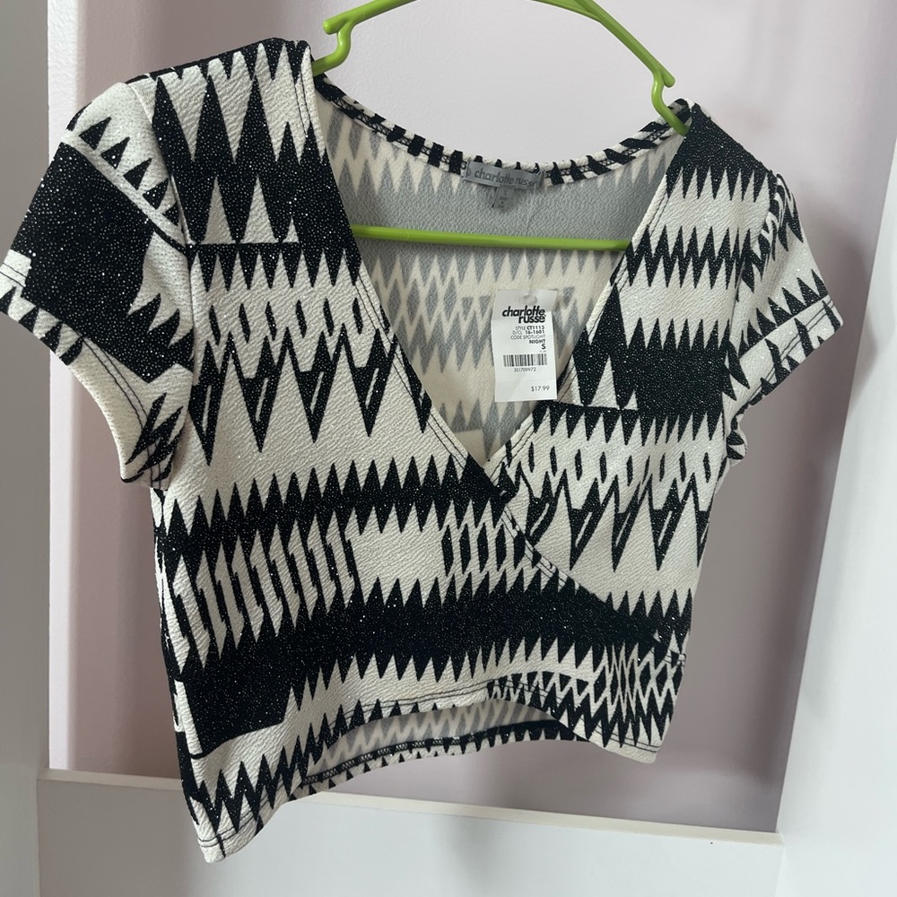 Charlotte Russe fancy crop🖤 price lowered!